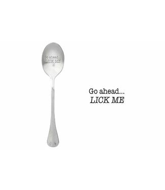 One message spoon Lepel - 15cm - Go ahead ... LICK ME