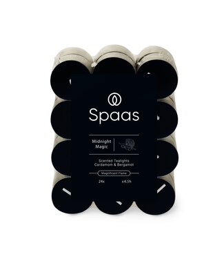 Spaas  Geurtheelichten - 24 stuks  - Midnight Magic