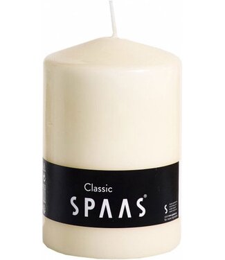 Spaas  Geurloze cilinderkaars - dia.100H150mm - Ivoor