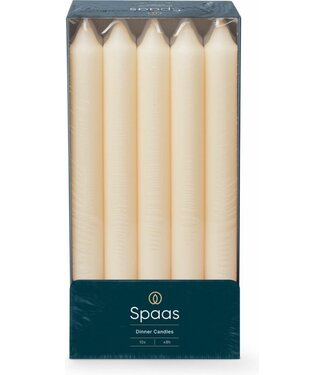 Spaas  Huishoudkaars - set van 10 - ivoor