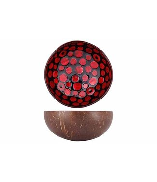 Noya Cocosbowl - Schaal/Kom kokosnoot - dia.14cm - Red Pearl