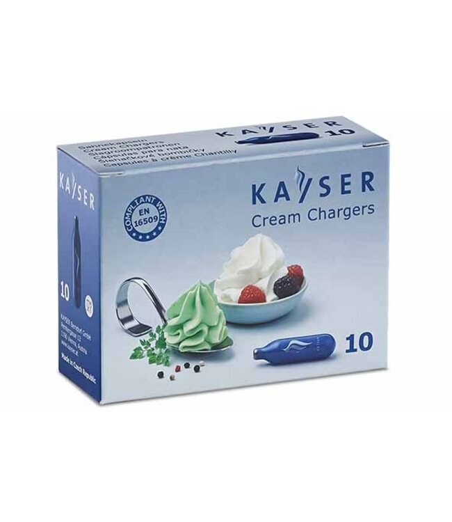 Kayser Espuma patronen x10 voor slagroomspuit