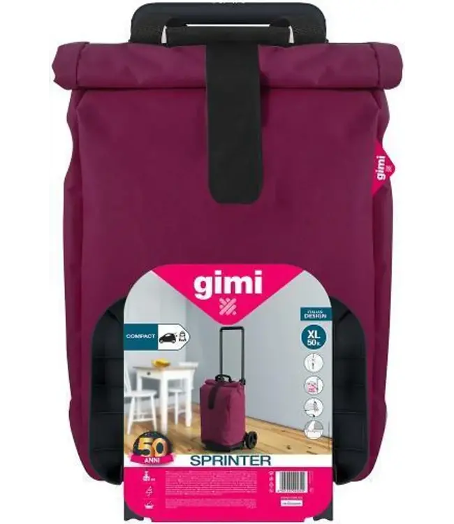 Gimi Boodschappenwagen - violet - 50L - Sprinter
