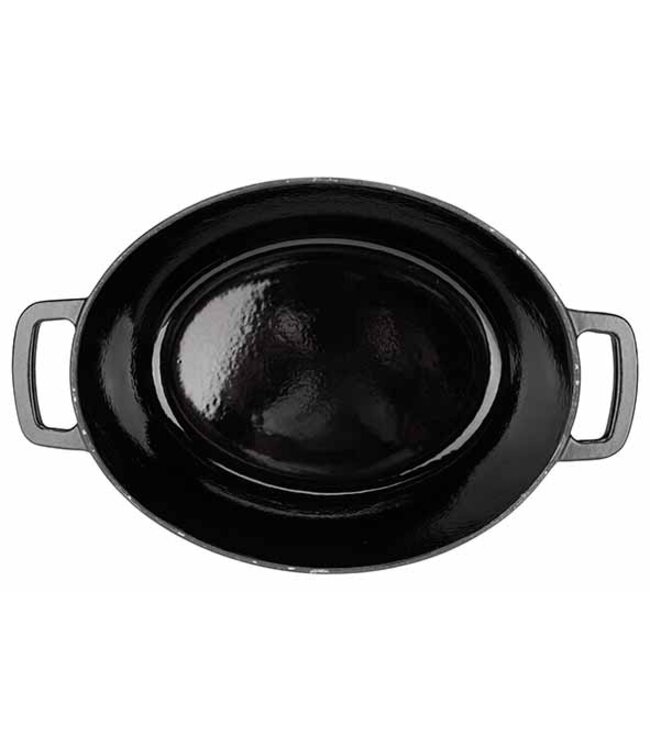 Cosy & Trendy Gietijzeren Kookpot - 31x24H12cm - 6L - Zwart