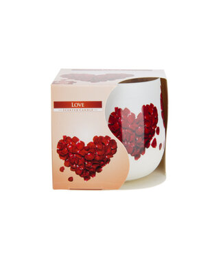 Cosy & Trendy Geurkaars - glas - Love