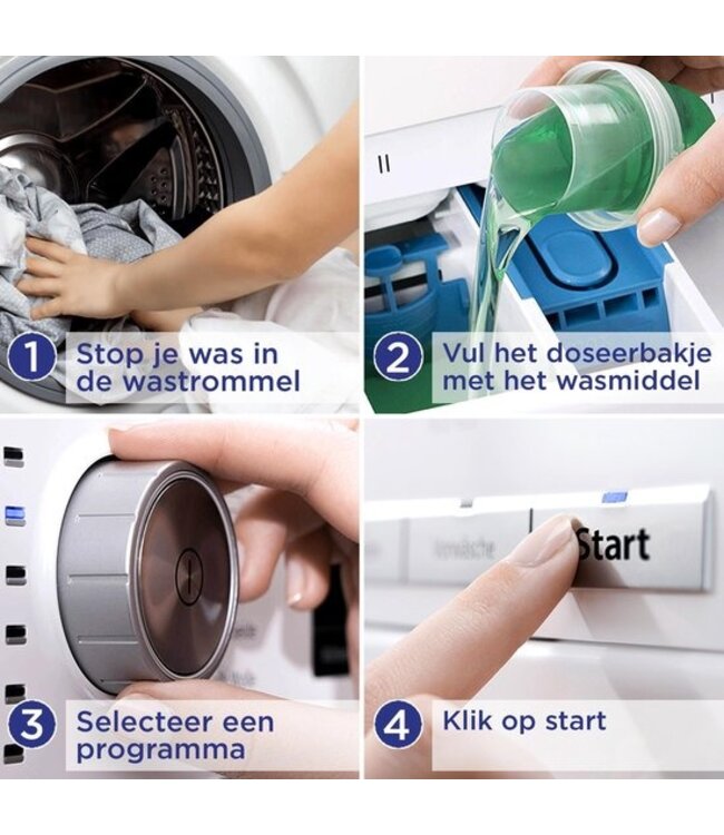 Witte Reus vloeibaar wasmiddel - gel - 2,5L - extra sterk tegen vlekken