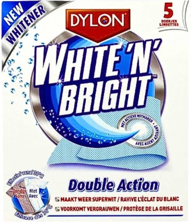 Dylon Vlekverwijderaar White & Bright - 5 stuks