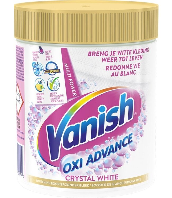 Vanish Oxi Advance - 470gr -Crystal White - Poeder