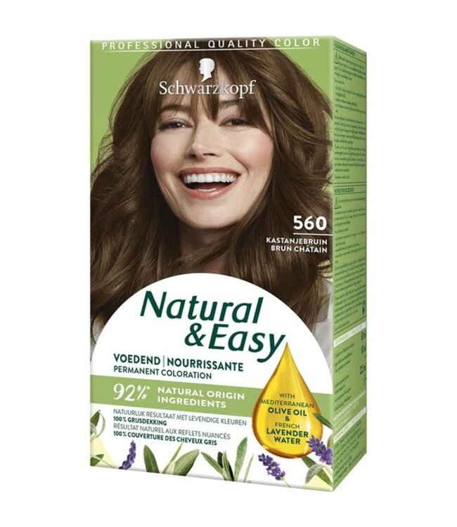 Schwarzkopf Haarkleuring - Natural & Easy - Kastanjebruin