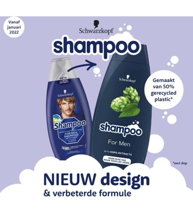 Schwarzkopf Shampoo - 400ml - For Men