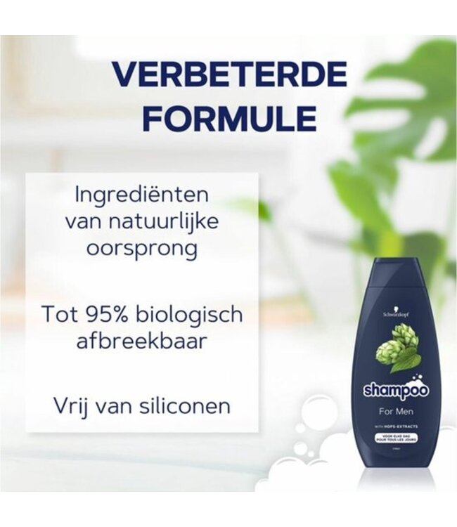 Schwarzkopf Shampoo - 400ml - For Men