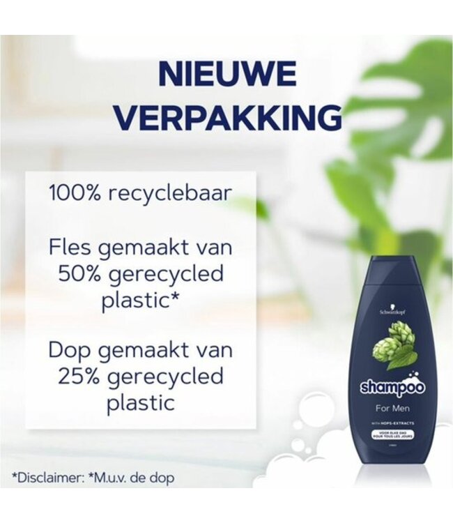 Schwarzkopf Shampoo - 400ml - For Men