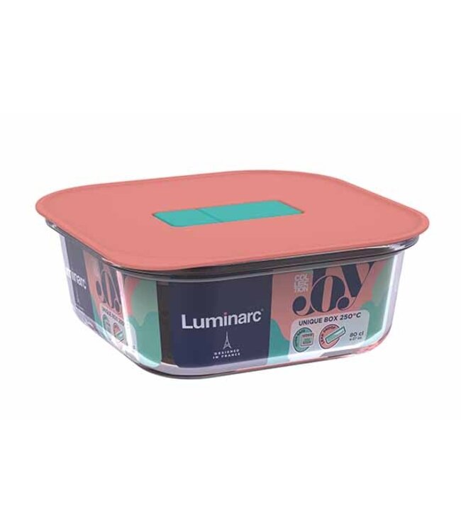 Luminarc Bewaardoos Unique - 80cl - vierkant