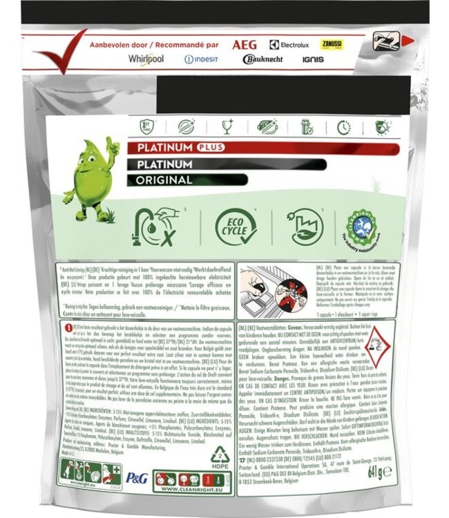 Dreft Platinum All in One - Vaatwascapsules - 43 stuks