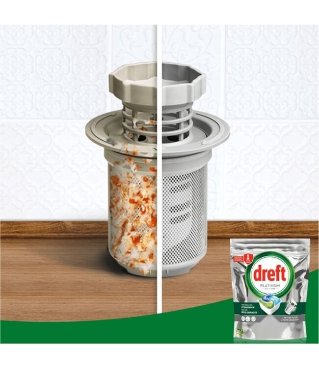 Dreft Platinum All in One - Vaatwascapsules - 43 stuks