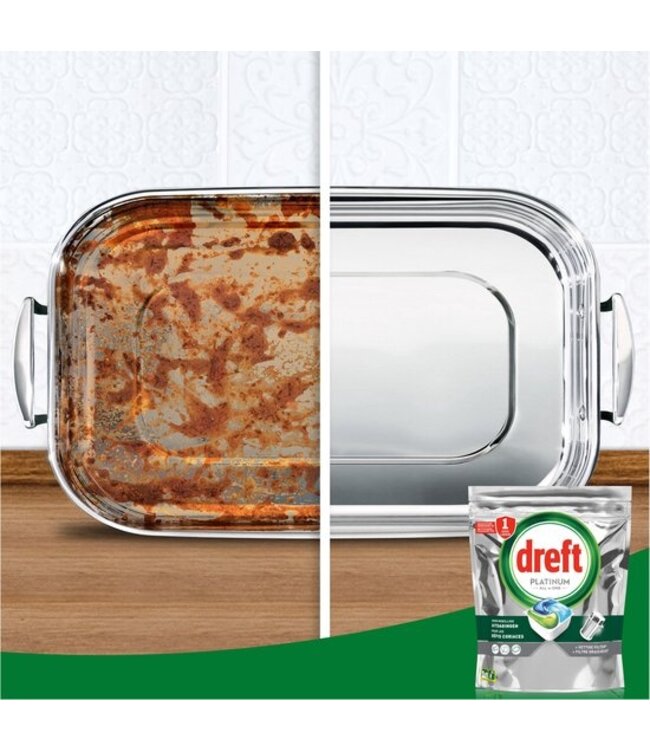 Dreft Platinum All in One - Vaatwascapsules - 43 stuks