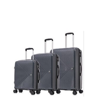 Royalty Rolls Kofferset - 3 delig - donkergrijs - expandable