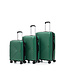 Royalty Rolls Kofferset - 3 delig - groen - expandable
