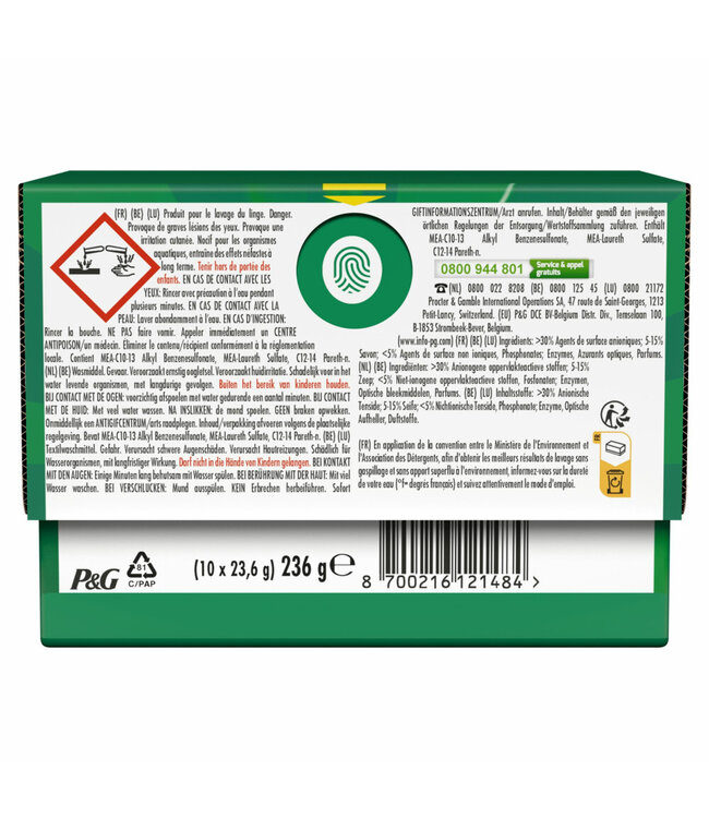 Ariel 4 in 1 Pods - 10 stuks - Active Geurbestrijding