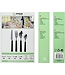 Benson 16-delige bestekset - Modern design - Zwarte handvaten - RVS