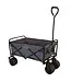 Benson Opvouwbare bolderkar - extra brede wielen - 100 kg laadvermogen - zwart
