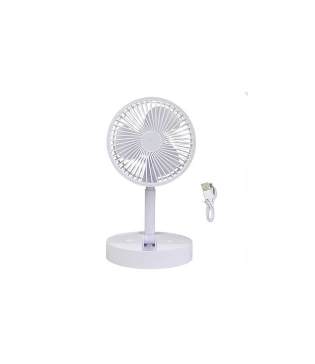Benson Ventilator - opvouwbaar en oplaadbaar - wit