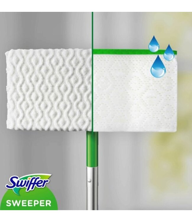 Swiffer Starterskit vloerwisser met 8 Stofdoeken en 3 Natte Doeken