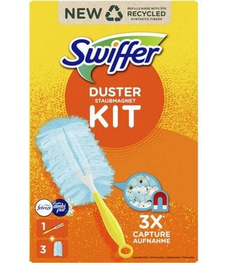 Swiffer Duster StarterKit  1 handvat + 3 navullingen