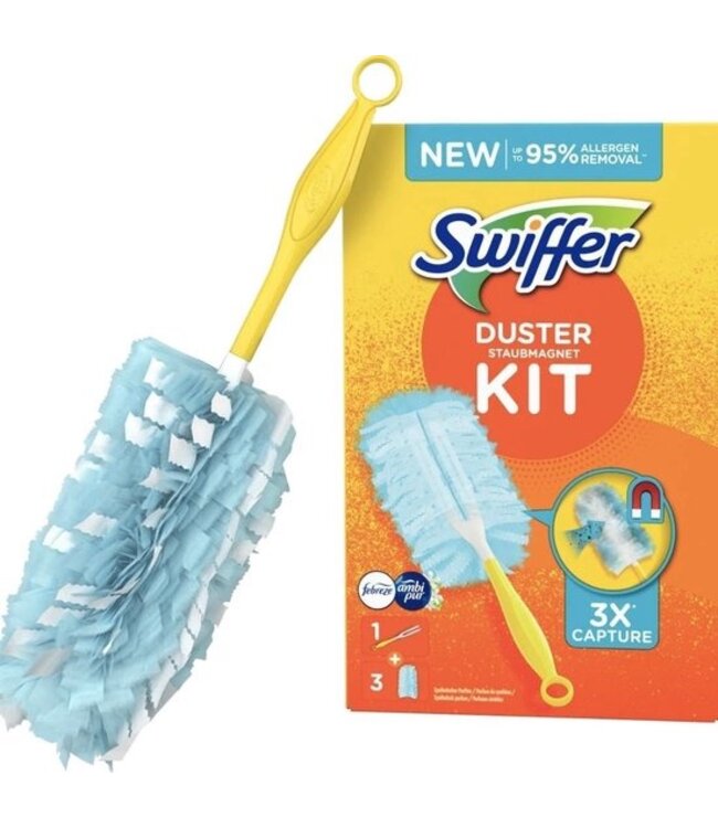 Swiffer Duster StarterKit  1 handvat + 3 navullingen