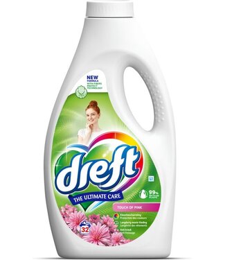 Dreft Wasmiddel - 1,44L - Ultimate Care - Touch of Pink