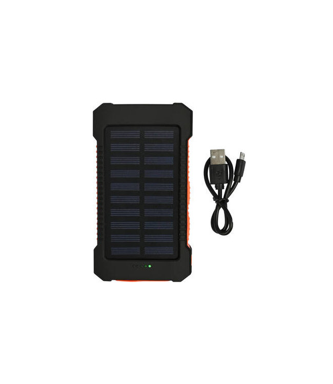 Benson Solar Powerbank - 5000 mAh - zwart