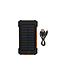 Benson Solar Powerbank - 5000 mAh - zwart