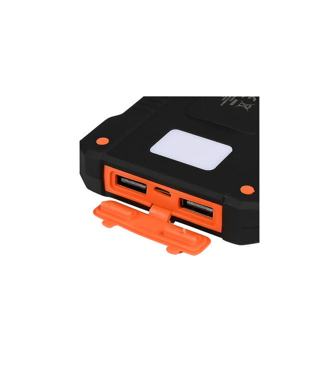 Benson Solar Powerbank - 5000 mAh - zwart