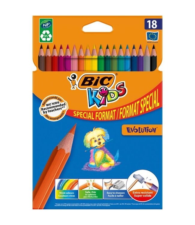 Bic Kleurpotloden - 18 stuks