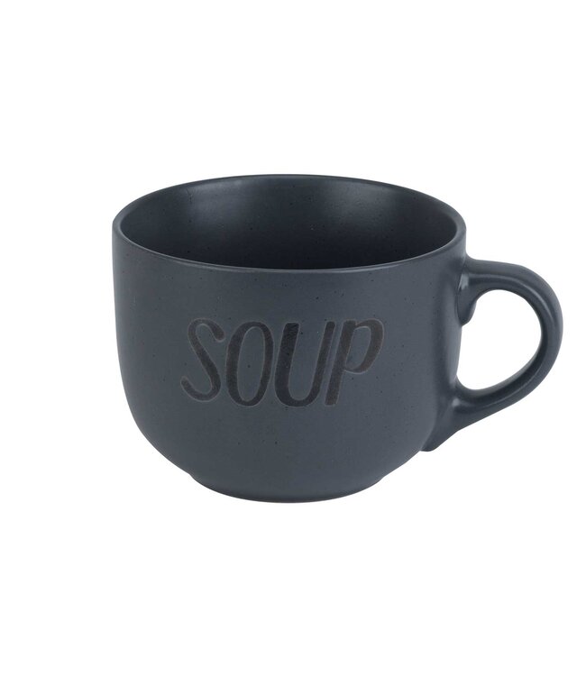 Cosy & Trendy Beker - Soup - 51cl - dia.11H8,5cm - dark grey