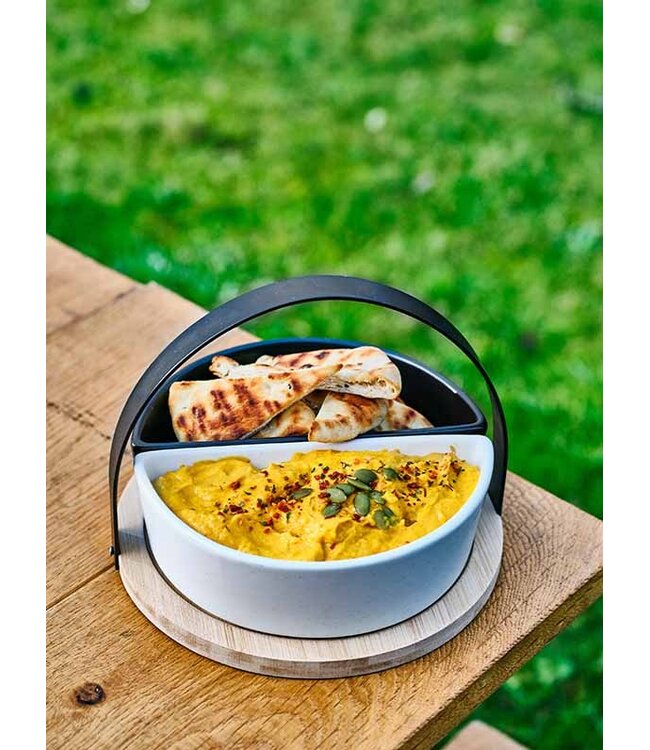 Cosy & Trendy Aperoset 3-Delig - Serveerplank dia.18,5 + 2 schaaltjes