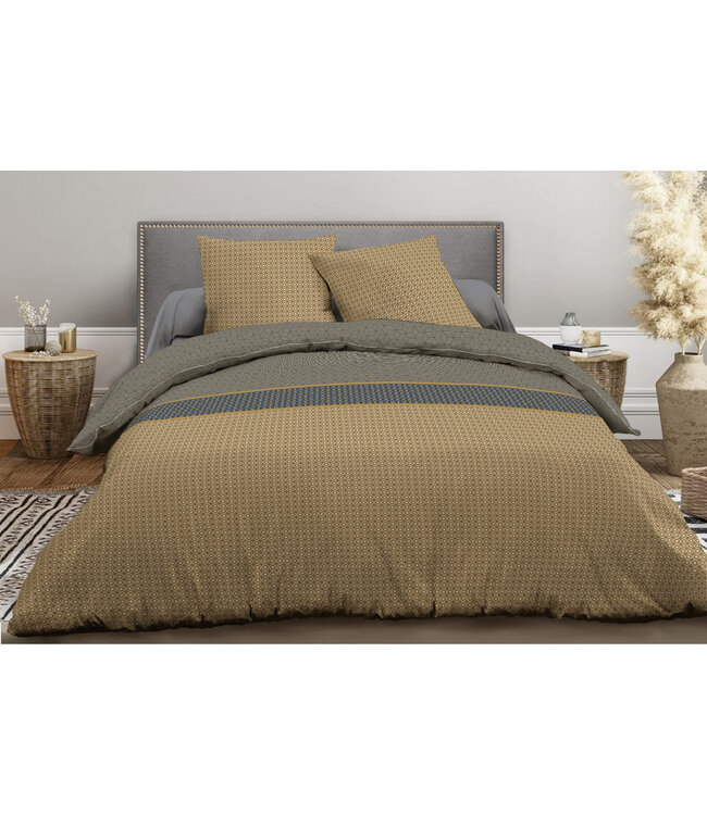 Dekbedovertrek Minerva Flanel 2-Persoons 240x220 cm + 2 Kussenslopen 63x63 cm | Zacht & Warm