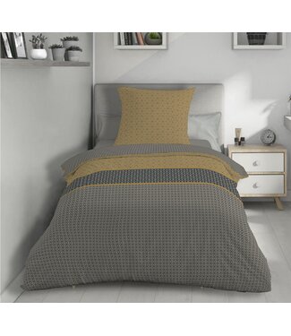 Dekbedovertrek Minerva Flanel 1-Persoons 140x200 cm + 1 Kussensloop 63x63 cm | Zacht & Warm  - Copy