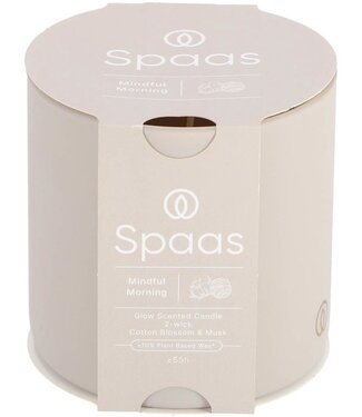 Spaas  Geurkaars in glas - 2 wiek - Mindfull Morning