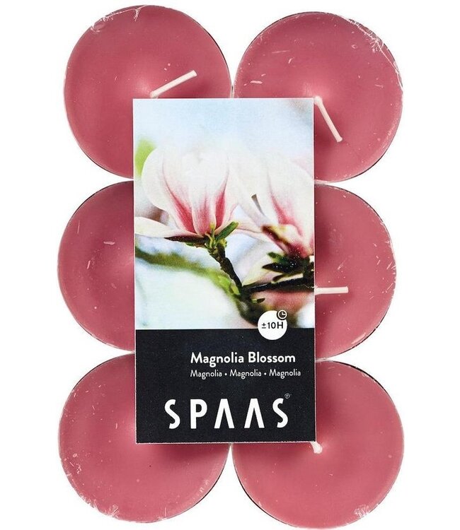 Spaas  Maxi Geurtheelichten x12 Magnolia Blossom