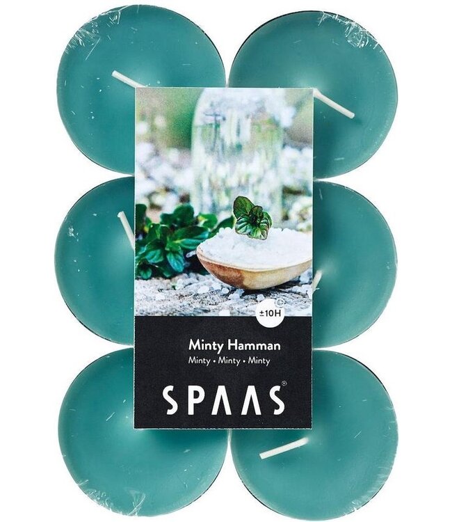 Spaas  Maxi Geurtheelichten x12 Minty Hammam