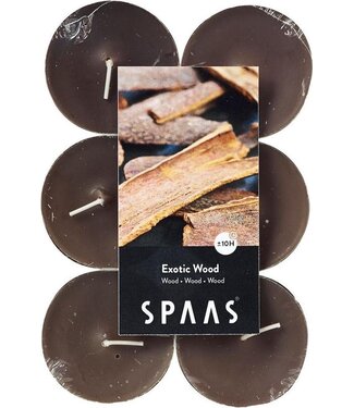 Spaas  Maxi Geurtheelichten x12 Exotic wood