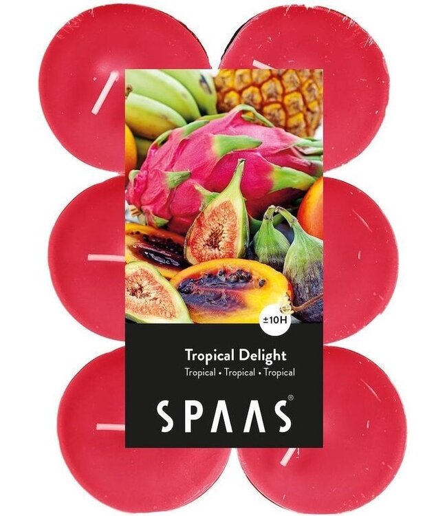 Spaas  Maxi Geurtheelichten x12 Tropical Delight