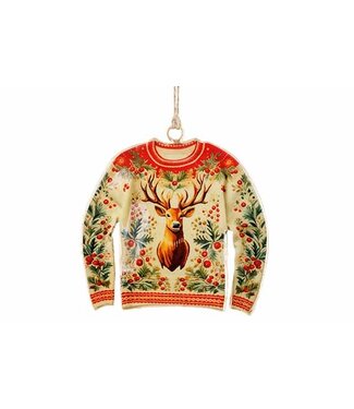 Cosy @ Home Vintage Kersttrui Hanger Rood – 10 cm
