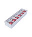 Cosy @ Home Kaarthouders  4 cm-   Set van 6  - Rood  - Glas