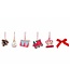 Cosy @ Home Kunstkerstboom 46cm + 27 Decoraties Rood