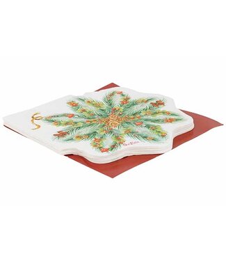 Cosy & Trendy Servetten Holly Star Groen – Set 16
