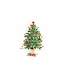 Cosy & Trendy Servetten Kerstboomvorm Rood/Groen – Set 16