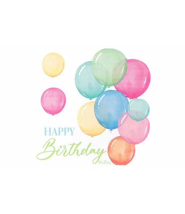 Cosy & Trendy Verjaardagsservetten Ballonnen – Set 16