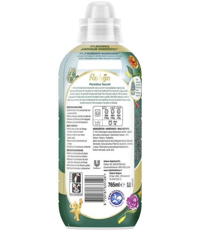 Robijn Wasverzachter Paradise Secret 765ml – 38 Beurten